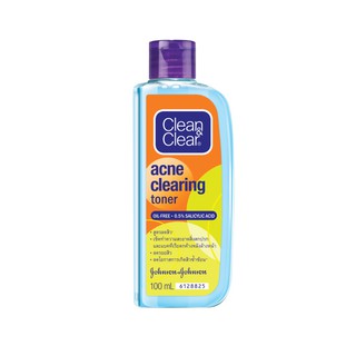 [ซื้อ 3ชิ้นลด10%] Clean & Clear Acne Toner 100ml. คลีน แอนด์ เคลียร์ แอคเน่ โทนเนอร์ 100 มล.