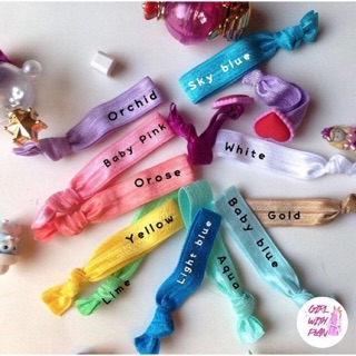 HAIRTIE SET แบบเซท 8ชิ้น120ส่งฟรีจ้า เลือกสีได้เองเลยนะ:)