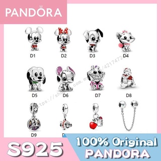 Pandora สร้อยข้อมือลูกปัด ลายมิกกี้ มินนี่เมาส์ ลิโล่ สติตช์ diy ของขวัญวันเกิด สําหรับสุภาพสตรี p825