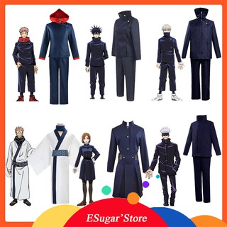 Anime Jujutsu Kaisen Yuji Itadori Nobara Kugisaki Megumi Fushiguro Cosplay Costume  ชุดเครื่องแต่งกายคอสเพลย์สําหรับผู้หญิง