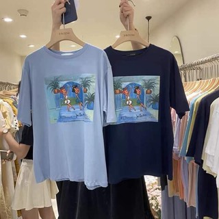 เสื้อยืด ผ้าเกาหลี ผ้านุ่มเด้งไม่เป็นขน