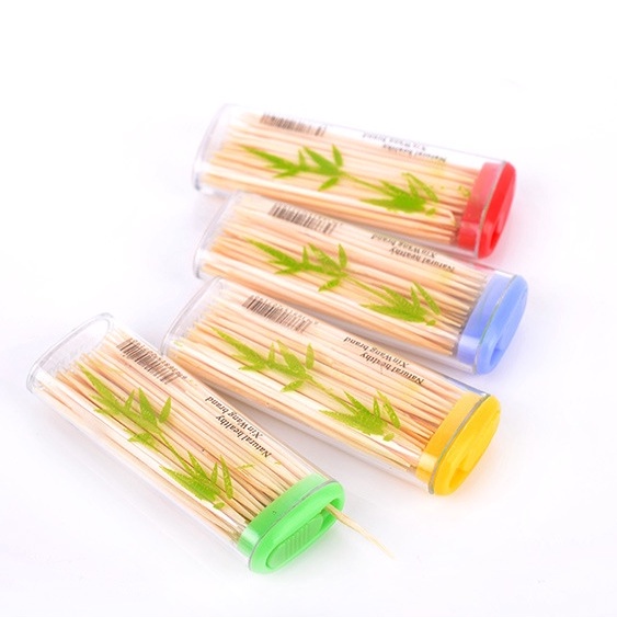 [F0397] ไม้จิ้มฟันแบบไม้ 70-80 ชิ้น บรรจุแบบกระปุก ใช้งานได้สะดวก - รูปที่ 4