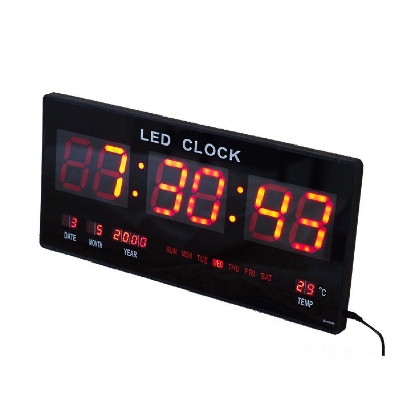 902นาฬิกาดิจิตอล LED Digital Clock รุ่น JH-4622 แดง-เขียว-น้ำเงิน