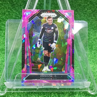 ขาย การ์ด Panini Prizm Premier League 2020-21 Ederson Pink Cracked Ice Manchester City การ์ดฟุตบอล การ์ดนักบอล สะสมก