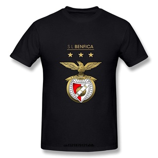 [S-5XL]เสื้อยืดแฟชั่น สําหรับผู้ชาย - Sl. Benfica เสื้อยืดลําลอง แขนสั้น พิมพ์ลายกราฟฟิคตลก