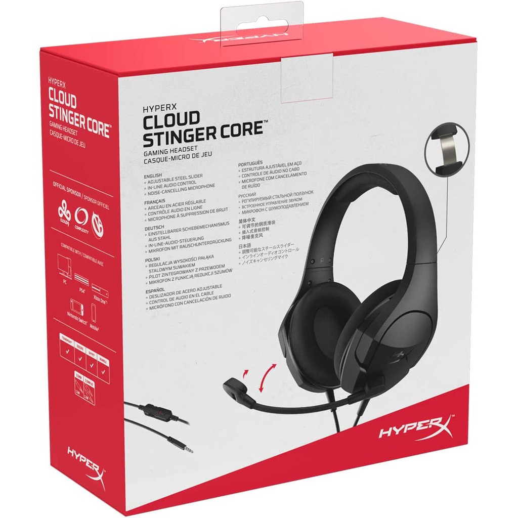 HEADSET (หูฟัง) HyperX CLOUD STINGER CORE FOR PC รับประกันศูนย์2ปี