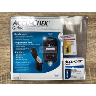 Accu-Chek(Guide)ชุดเซทเครื่องตรวจวัดน้ำตาลแบบไร้สาย