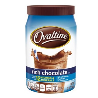 OVALTINE Rich Chocolate Flavored Milk Mix 12 oz. นำเข้าจากอเมริกา