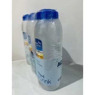 ขวดน้ำดื่มพลาสติก Lock&Lock แพ็ค 3 ใบ ฝาสีน้ำเงิน ขนาด 1.5 ลิตร