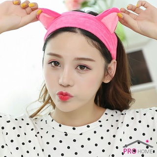 ที่คาดผมแต่งหน้า ที่คาดผมมล้างหน้า  ที่คาดผมน่ารัก ยางรัดผมหูแมว Korean cat ear headband