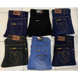 กางเกงยีนส์ผู้หญิงกระดุม WR Jeans มี6 สี