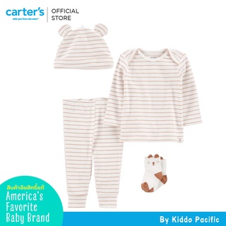 Carters Long Sleeve+Pants+Hat+Sock Stripes L8 คาร์เตอร์เสื้อผ้าชุดเซทเสื้อกางเกงพร้อมหมวกและถุงเท้า