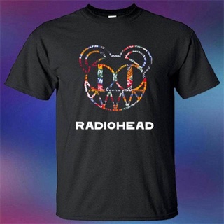 Wqds เสื้อยืดลําลอง แขนสั้น พิมพ์ลายโลโก้ Radiohead วงร็อคภาษาอังกฤษ เหมาะกับการเล่นกีฬา เข้ายิม คลาสสิก ของขวัญวันเกิดพ