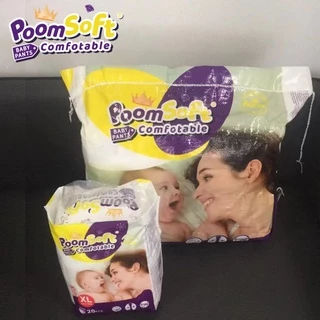 【3 แพ็ค】Poomsoft แพมเพิส เดย์ไนท์แพ้นส์ Baby Pants แพมเพิส เด็ก M-XXXXL กางเกงผ้าอ้อม