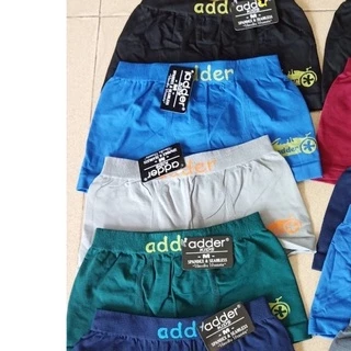 กางเกงในเด็กชาย Adder บ็อกเซอร์เด็ก (5 ตัว 10 ตัว/คละสี) ทุกไซส์