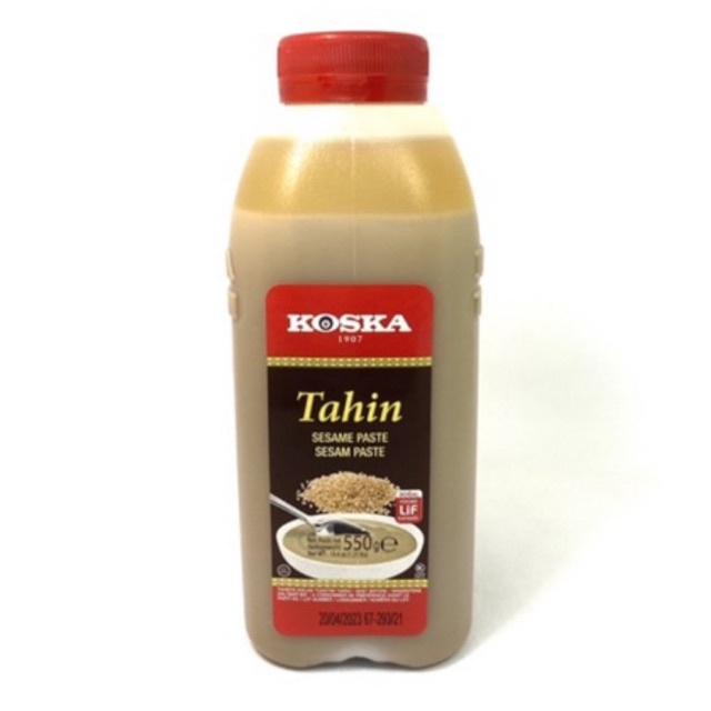 Tahini Sesame Paste550gr.(KOSKA),ทาฮินี่ งาขาวบด(ตรา คอสกะ)550กรัม
