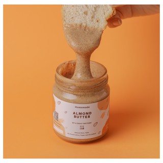 เนยถั่ว อัลมอนด์ คลีน 100%  ไม่ใส่น้ำตาล ไม่ใส่น้ำมัน almond butter เนยอัลมอนด์ รสออริจินัล