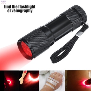 ไฟฉาย LED สีแดง แบบพกพา เครื่องมือค้นหาเส้นเลือดขอด Transilluminator หลอดเลือดดํา