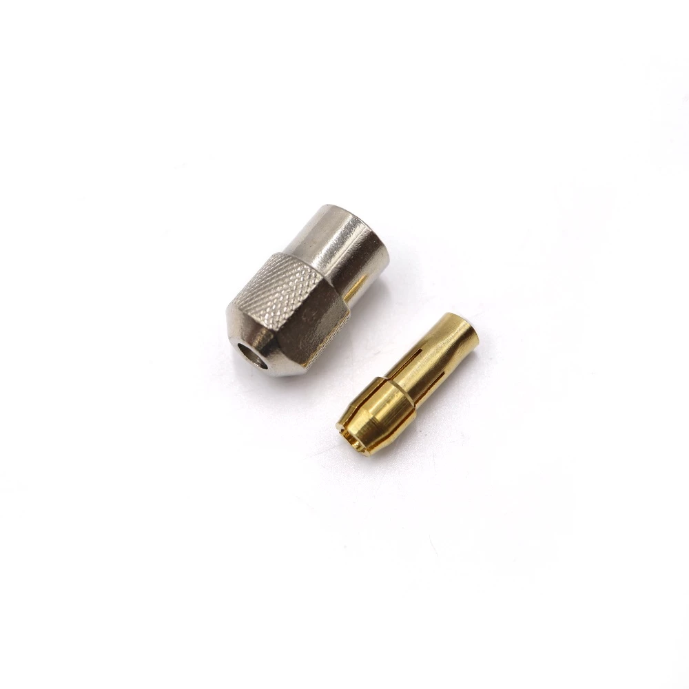 หัวจับดอกสว่าน ทองเหลือง 3 มม. 3 มม. น็อตสกรู 3 มม. M8 สําหรับเครื่องโรตารี่ dremel 1 ชุด