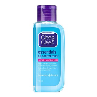 Clean&amp;Clear คลีน แอนด์ เคลียร์ เอสเซนเชียล ออยล์-คอนโทรล โทนเนอร์ 50ml