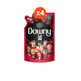 [TinyTAN | Downy สเปเชี่ยล อิดิชั่น] ดาวน์นี่ปรับผ้านุ่ม กลิ่นแพชชั่น 500 มล x4 [RM – Jin – SUGA – j-hope – Jimin – V – Jungkook / ปรับผ้านุ่ม / Downy / Dawny / Dawni]