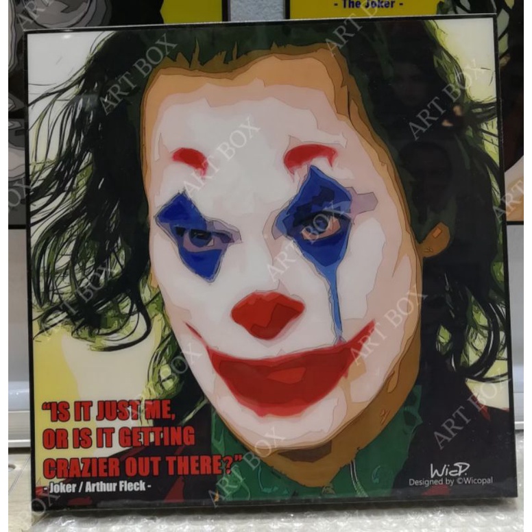 Art Box Joker รูปภาพตกแต่งผนัง รูปภาพตกแต่งบ้าน รูป Pop Art กรอบรูป Pop Art ตกแต่งผนัง