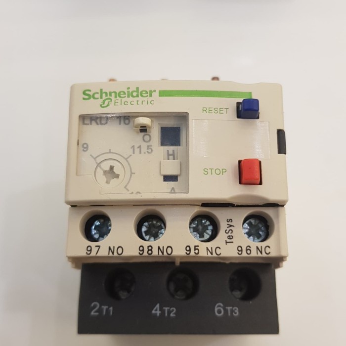 THERMAL OVERLOAD RELAY SCHNEIDER LRD 16 / LRD-16 / LRD16