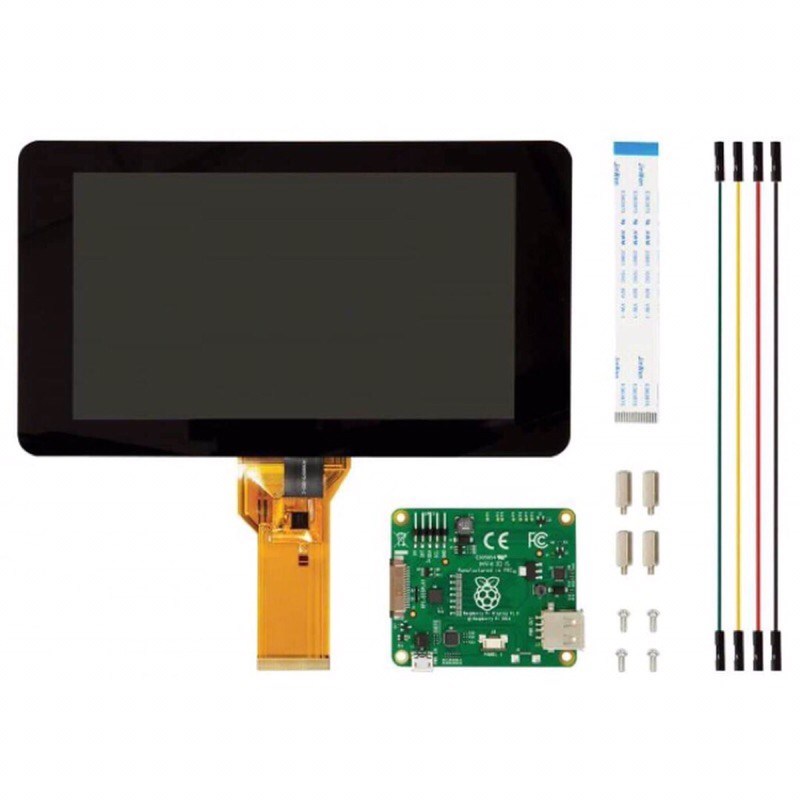 Raspberry pi Official Touch Screen LCD 7 นิ้ว+SmartPi Touch Pro Case จอ ...