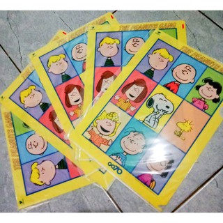 ลิขสิทธิ์แท้ แฟ้ม A4 สนูปปี้ พีนัท Cartoon Snoopy Peanut Gang  Folder แฟ้มเอกสาร สนูปี้ หนังสือ ไดอารี่ กระดาษโน๊ต