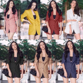 PP7116 Set 3 ชิ้น เสื้อสูท+สายเดี่ยว+กางเกงขาสั้น