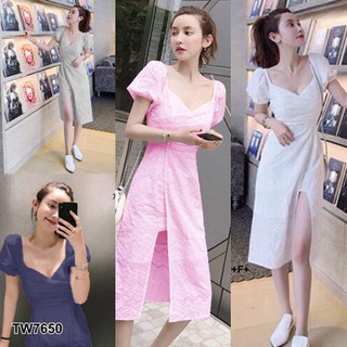 GN7650 **รบกวนสอบถามก่อนสั่งซื้อจ้า**  Dressชุดเดรสแขนตุ๊กตา