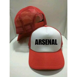 หมวก ARSENAL สีขาว สีแดง