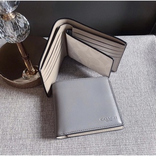 3-In-1 Wallet In Colorblock Signature Canvas