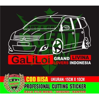 สติกเกอร์ GRAND LIVINA GALILOI GRAND LIVINA LOVERS INDONESIA