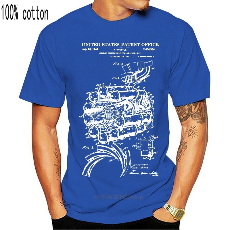 Man Clothing Aircraft Propulsion Patent T Shirt Old Patent T Shirt, Aviation, เสื้อยืดเครื่องบิน, เส