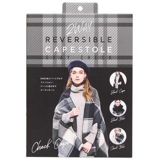 COGIT 2WAY REVERSIBLE CAPESTOLE / COGIT 3WAY KNIT STOLE ผ้าพันคอแฟชั่นผื่นใหญ่ 4 แบบ