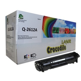 HP Crocodile ตลับหมึกเลเซอร์ Toner 12A (Q2612A) (Black)