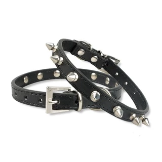 『27Pets』ปลอกคอ ประดับหมุด ป้องกันการกัด ที่ทนทาน สําหรับสัตว์เลี้ยง สุนัข