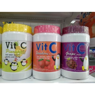 vit-c วิตามินซี 25 mg  [กระปุก 1000  เม็ด]