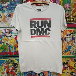 เสื้อยืดมือสอง Usa วง RUN DMC 2019 Size S.อก18.5/ยาว26