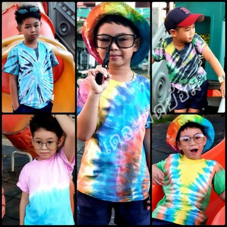 เสื้อยืดมัดย้อมสีสันForkids