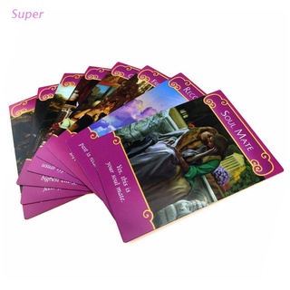 Super The Romance Angels Oracle Cards English Version 44-Card Deck Tarot Read Fate Divination Board Game