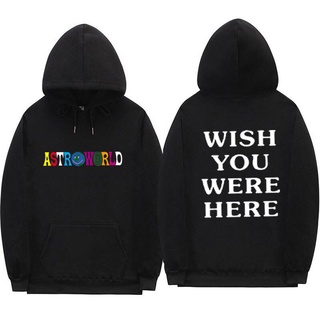 เสื้อฮู้ดดี้ พิมพ์ลายตัวอักษร Travis Scotts Astroworld The Letter Swag Wish You Were Here 2021