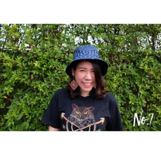 หมวกมัดย้อม หมวกพิมลาย