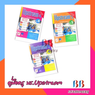 คู่มือครู/เฉลย หนังสือเรียน รายวิชาพื้นฐาน ภาษาอังกฤษ Upstream ม.4-ม.6/อจท.