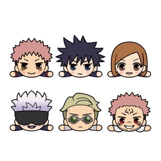 Jujutsu Kaisen Nesoberi Plush Puchi (Set of 6) Lying กาชาปอง มหาเวทย์ผนึกมาร ตุ๊กตาผ้า มาสคอต Gashapon Gachapon Mascot