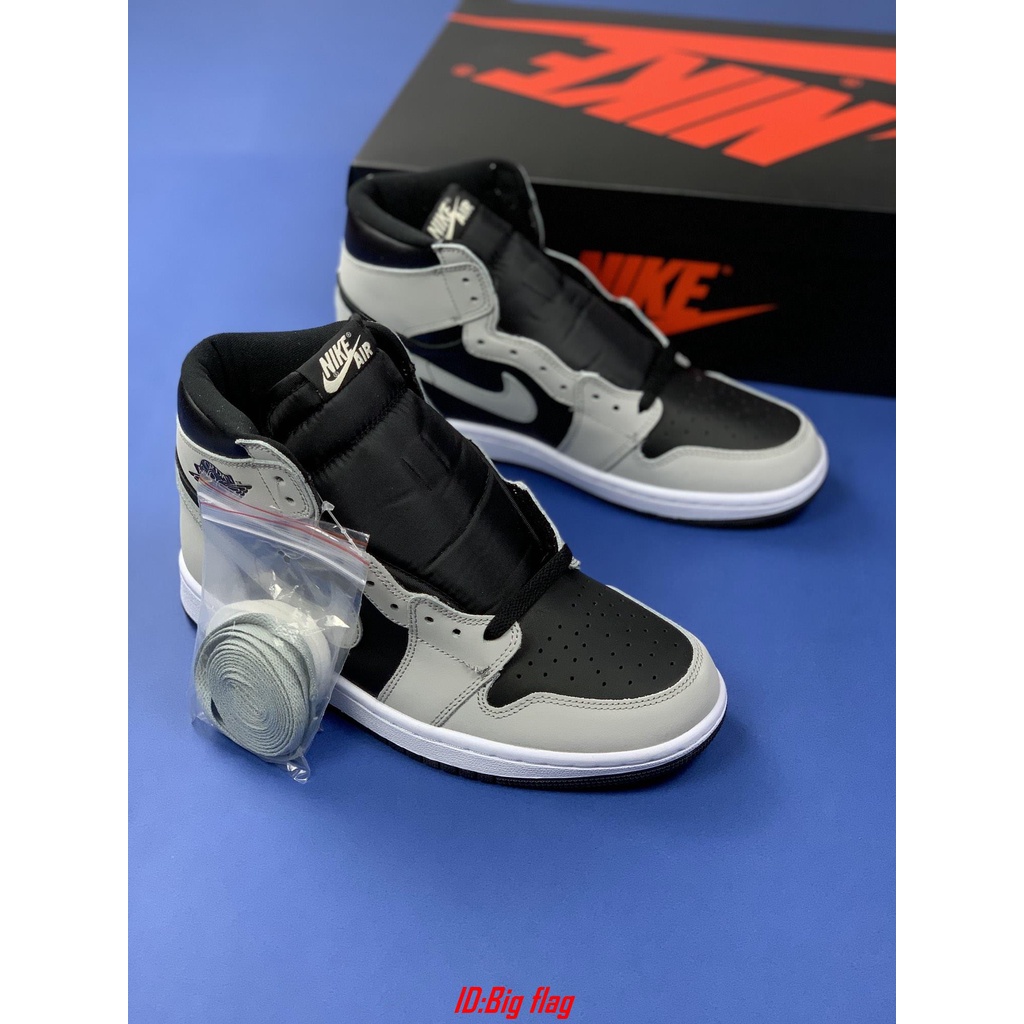 พร้อมส่ง Nike Air Jordan 1 Retro High Hyper Royal AJ1 รองเท้ากีฬา สีเทา สีดํา 23 ใหม่ 2021