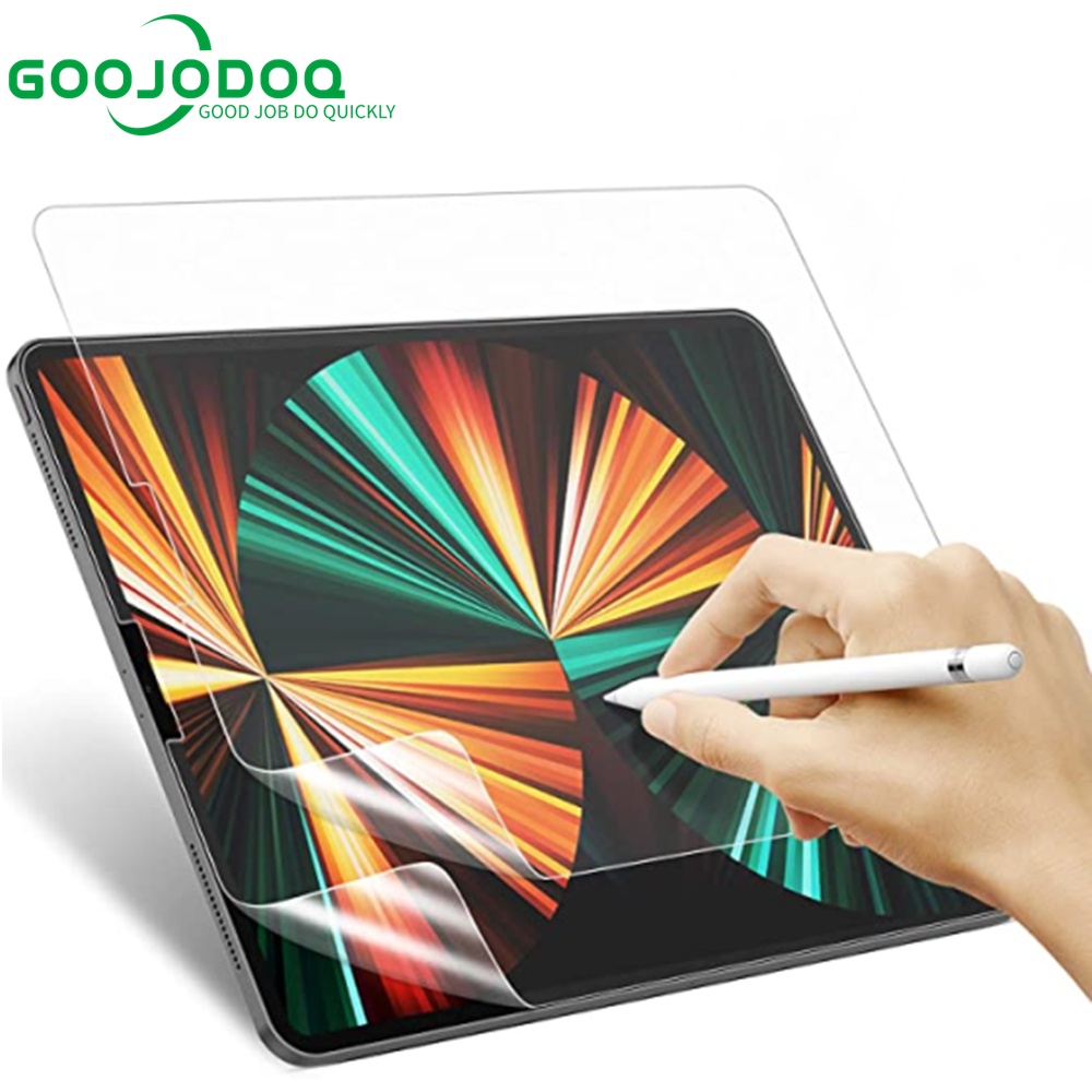 GOOJODOQ กระดาษกันรอยหน้าจอสําหรับ for Ipad Pro 11 12.9 สําหรับ Ipad Air4 Air 4 10.9 Gen7 Gen8 Gen9 mini6 8.3 Paperfeel ฟิล์มกันรอยหน้าจอ