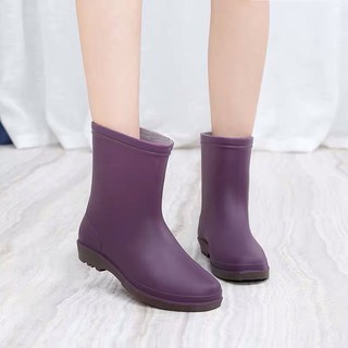 new in!!! รองเท้าบูธกันฝน สีด้าน สวยหรู มี s.36-41