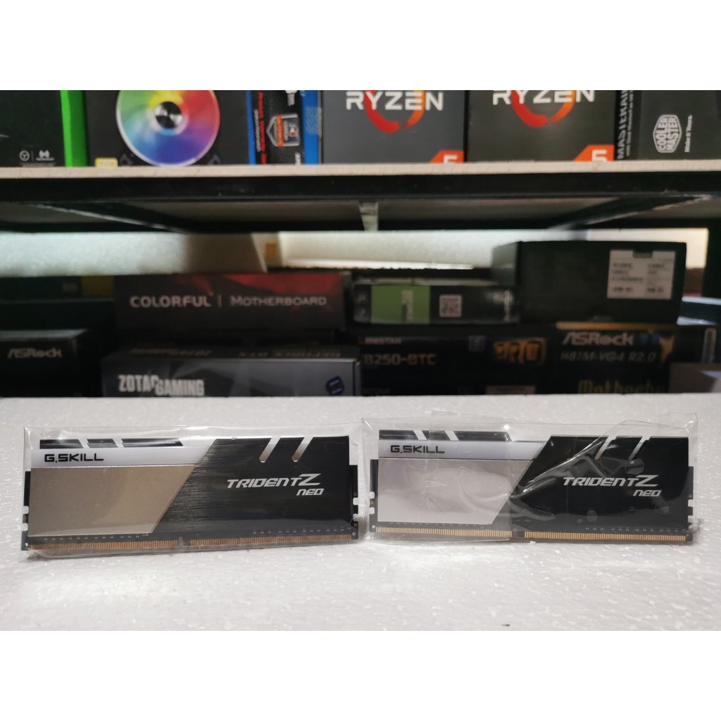 แรม(RAM) DDR4 G.skill trident Z neo RGB 32GB bus3600 (16Gb*2)